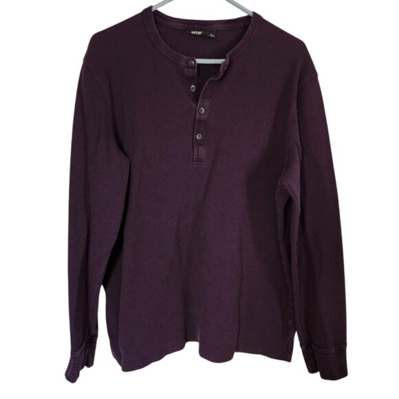 EUC Apt 9 Men's Henley Shirt - Plum Purple - Picture 1 of 3